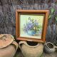 Huile de toile bouquet