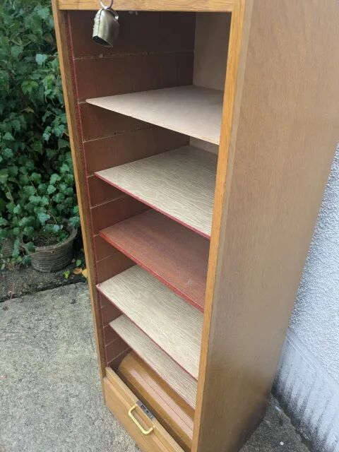 Filing cabinet, curtain furniture