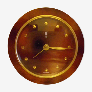 Uti clock from France - brass and lacquer - 1950s/1955