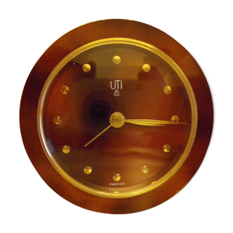 Uti clock from France - brass and lacquer - 1950s/1955