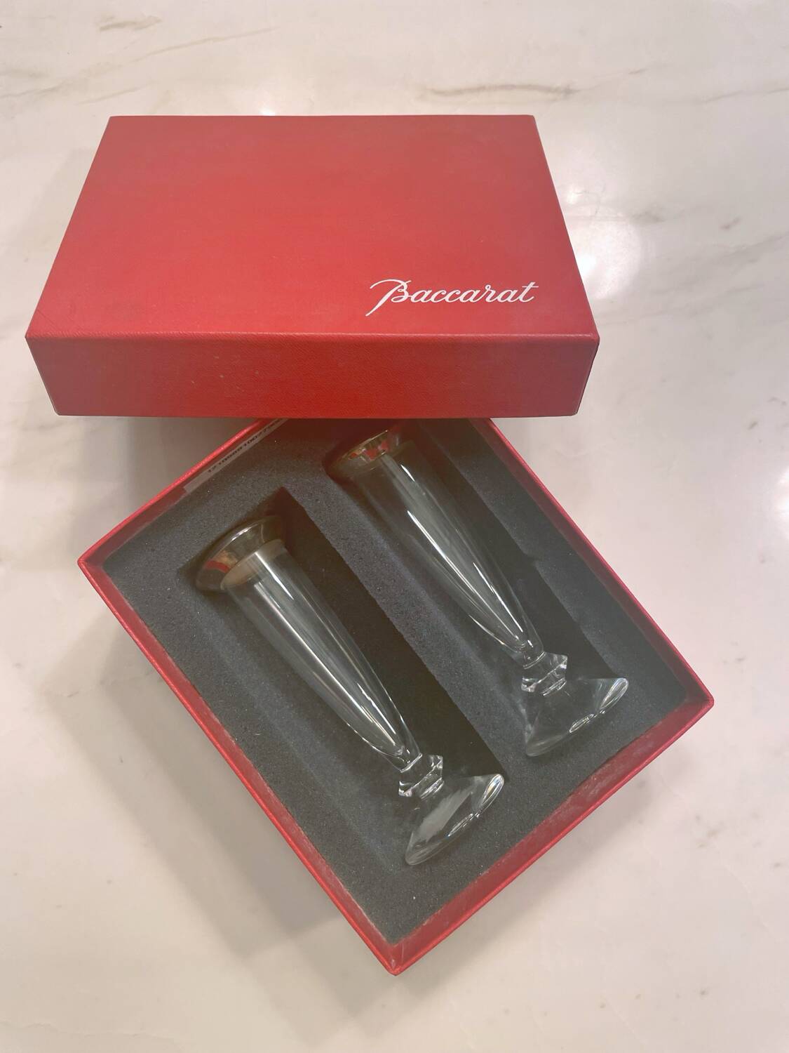 Baccarat crystal vega salt and pepper shaker