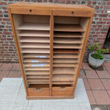 Curtain-top filing cabinet