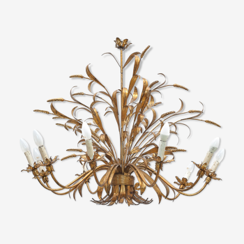 Chandelier sheaf of wheat 10 fires by Hans Kogl