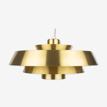 Danish vintage pendant lamp Nova by Jo Hammerborg, Fog og Morup, 1963