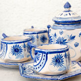 Quimper porcelain tea or coffee service signed Henriot from 76