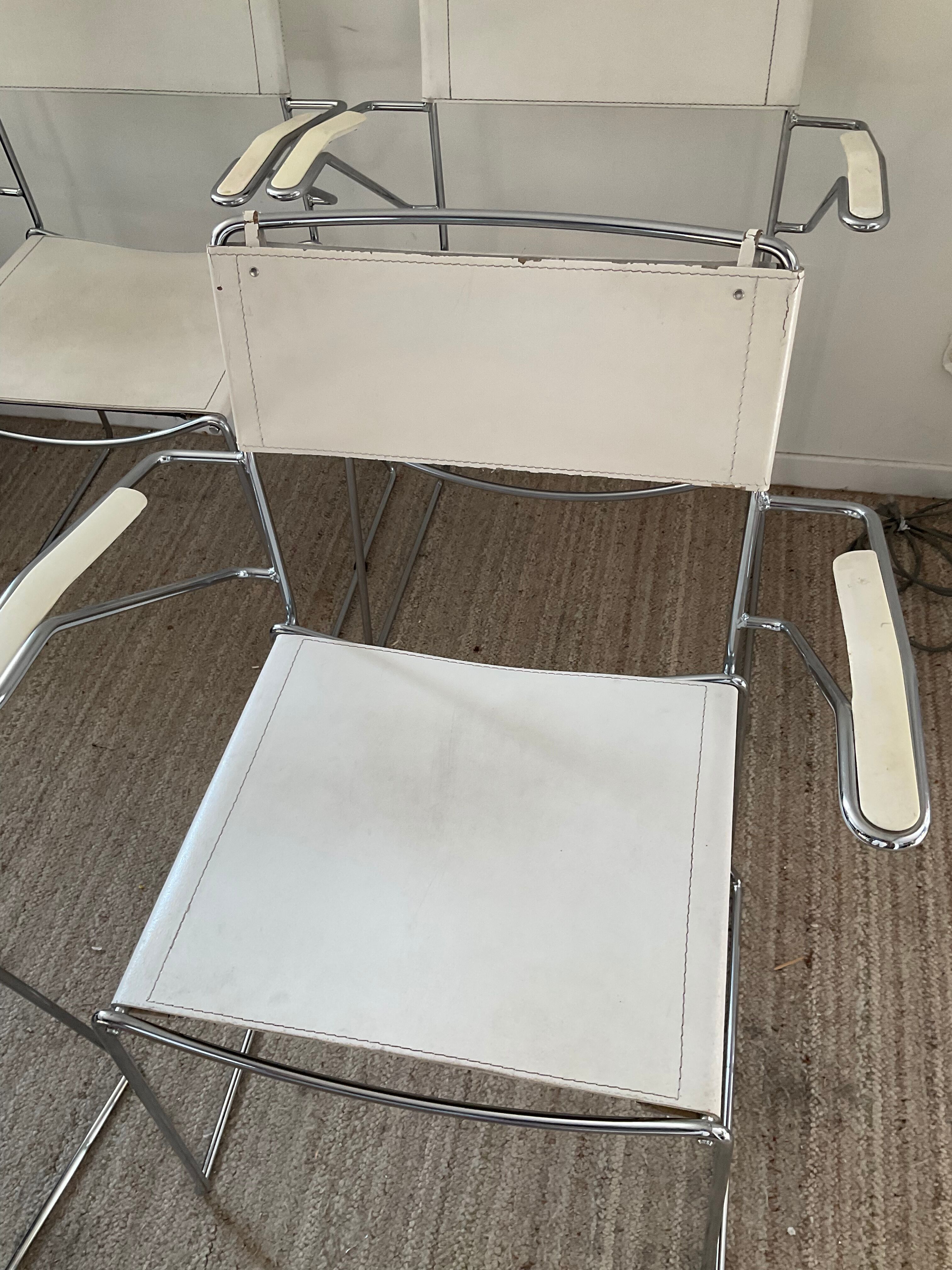 4 fauteuils Giandomenico Belotti années 70