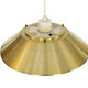Aluminum pendant light by Vadsbo Metall. Sweden 1970s