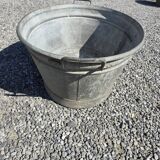 Ancienne bassine ou baignoire en zinc