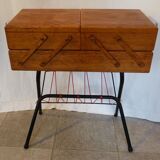 Scoubidou sewing basket