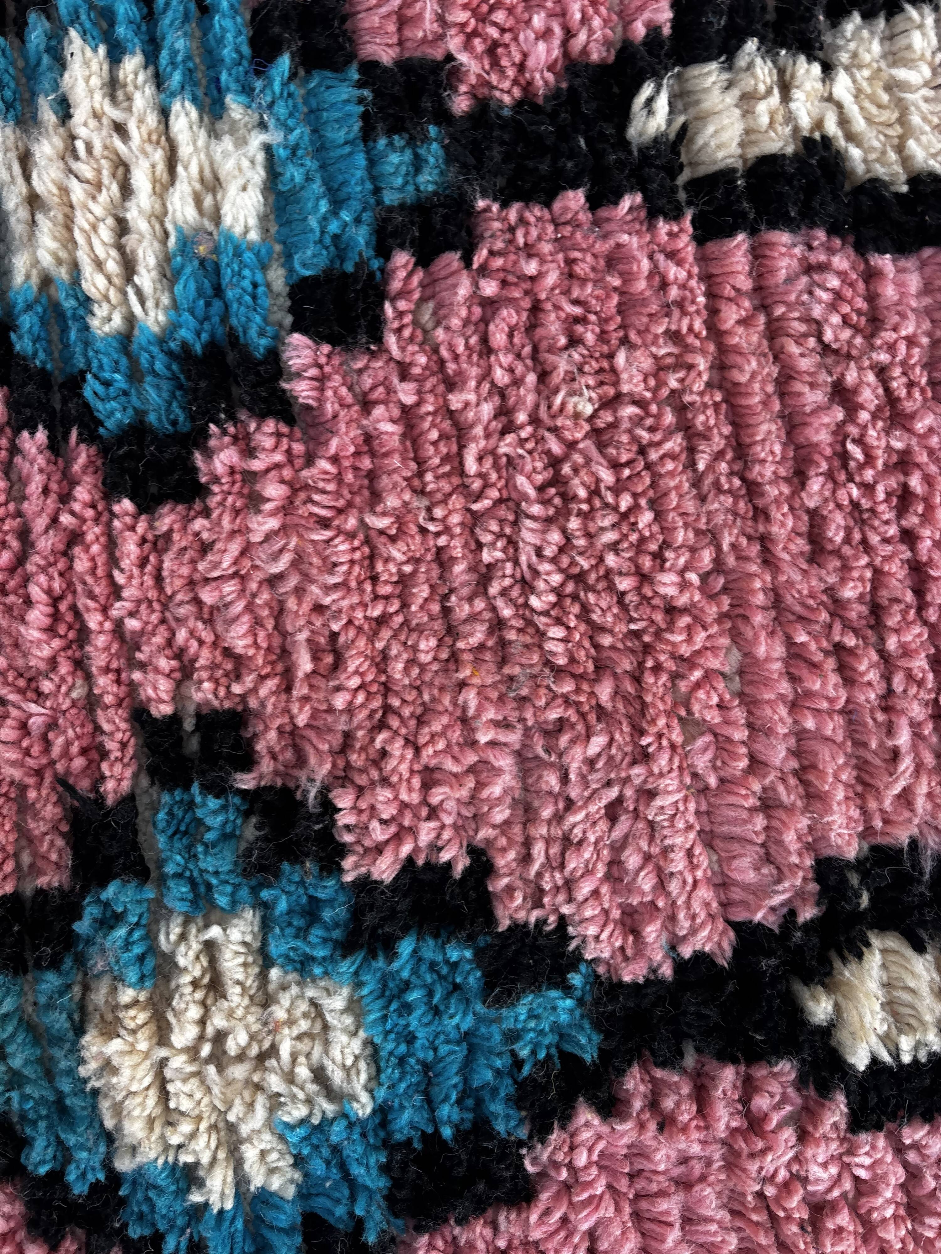 Berber carpet from Morocco for hallway from the Boujad region.