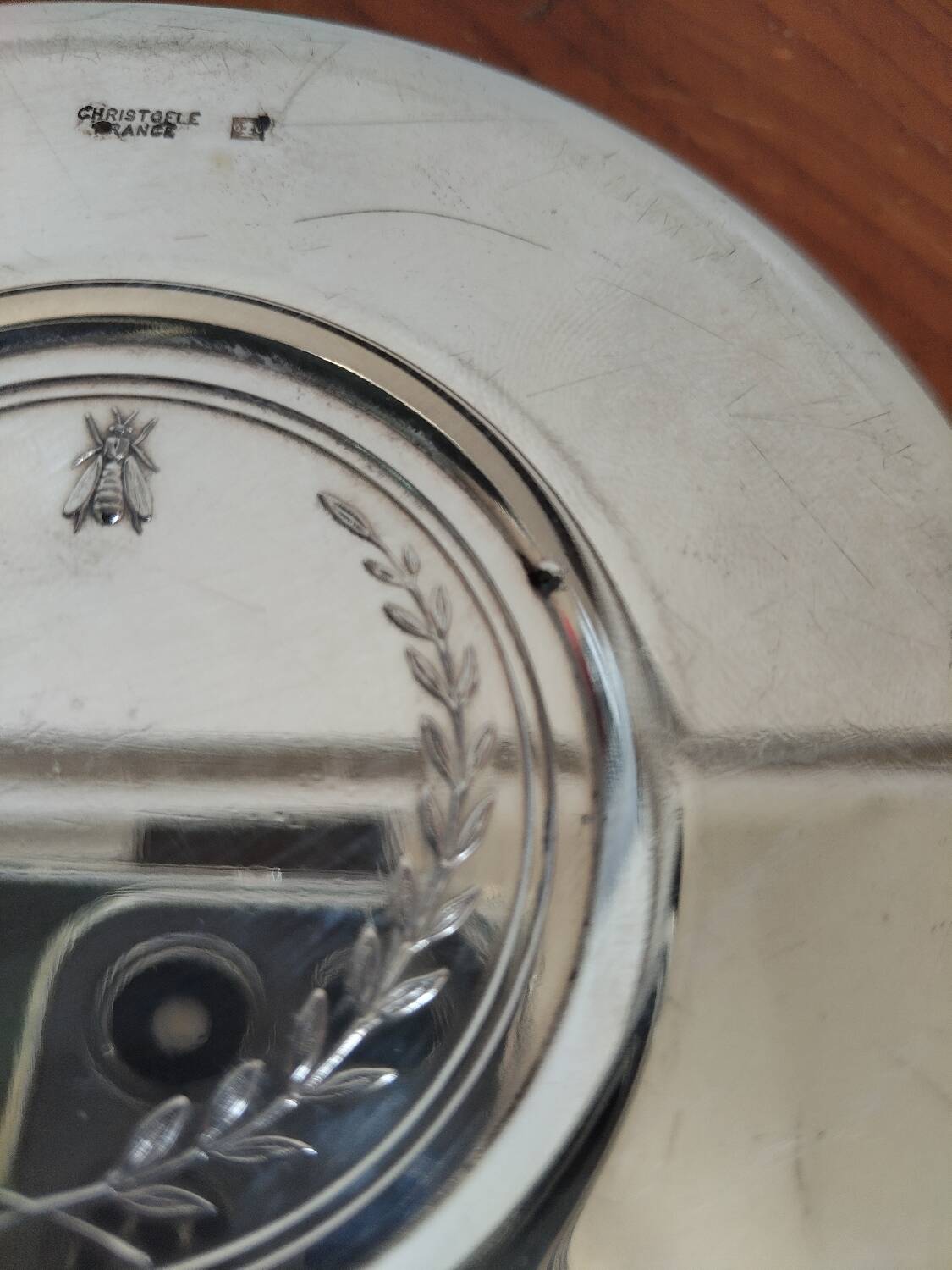 Napoleon silver-plated catchall – Christofle France