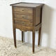Table de chevet en noyer 1900