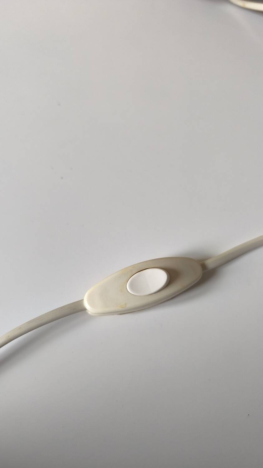 Vintage wicker table lamp