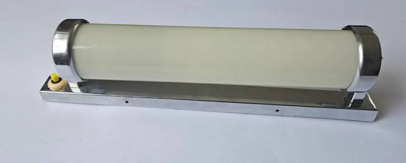Rare Chrome design Bauhaus, Art Deco, Functionalism Wall Lamp, 1930s