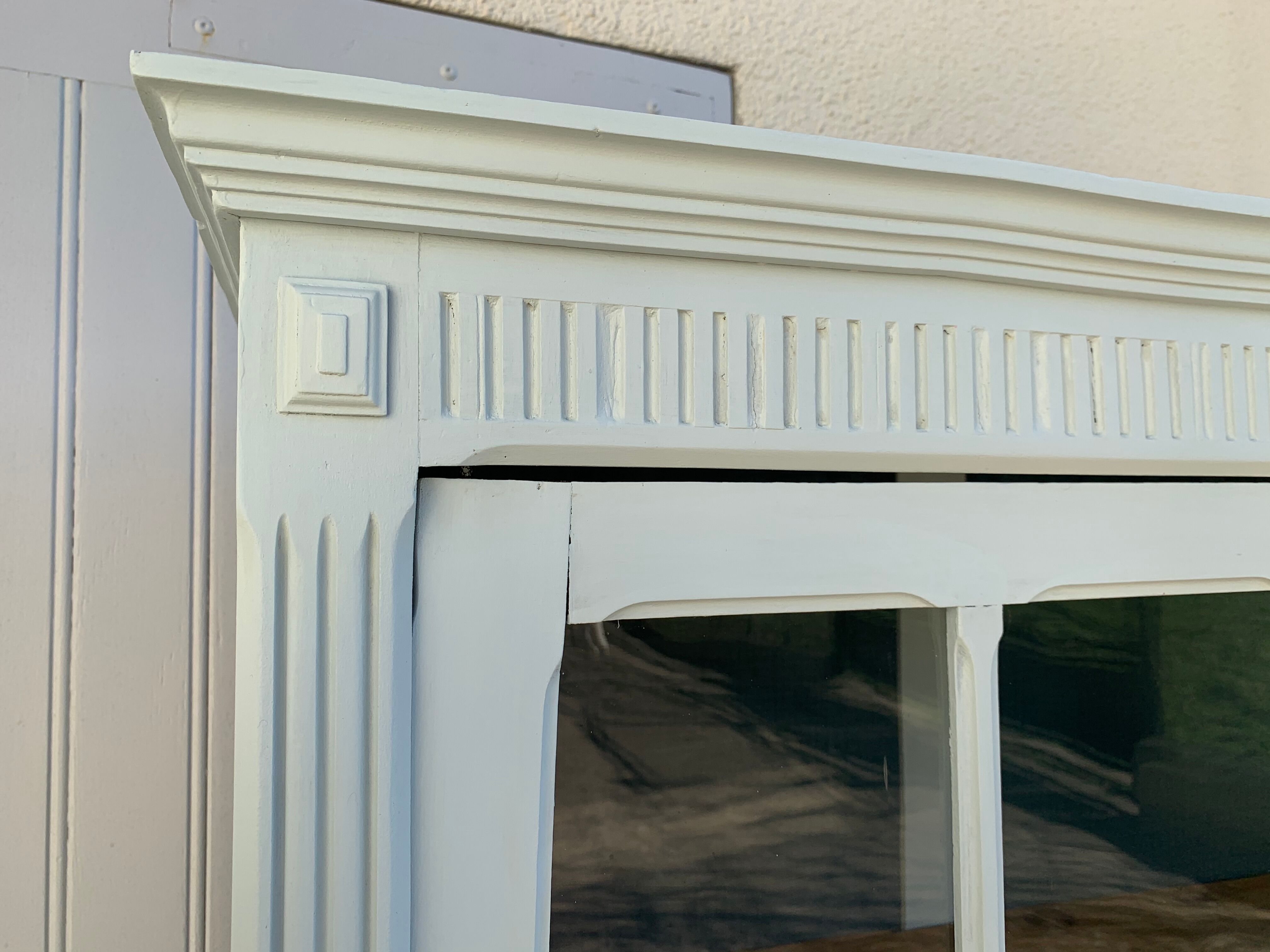 Glass-glazed Parisian wardrobe 1920