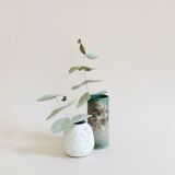 Duo of small sandstone vases