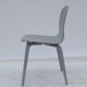Grey wood chair