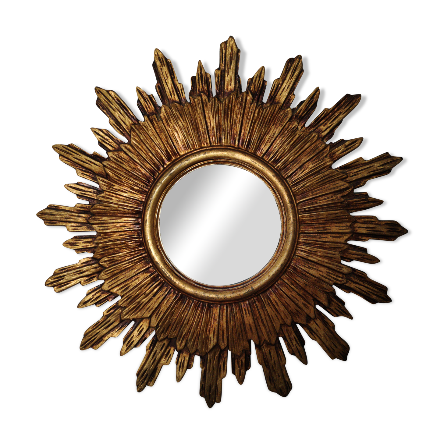 Ancient witch mirror 50/60s, 53cm