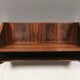 Wall-mounted bedside table in rosewood, Danish 1960-70s.