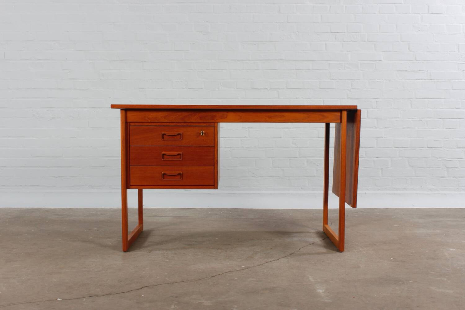 Vintage Teak Schreibtisch VI Ma Mobler Danish Mid Century 60er