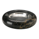 Vintage black and silver marble catchall, Italy, 1970s