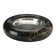 Vintage black and silver marble catchall, Italy, 1970s