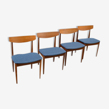 Set of four chairs by Ib Hofod-Larsen
