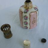 Berger lamp flowered porcelain