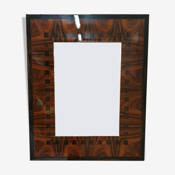 Miroir en ronce de noyer brillant Mamounia