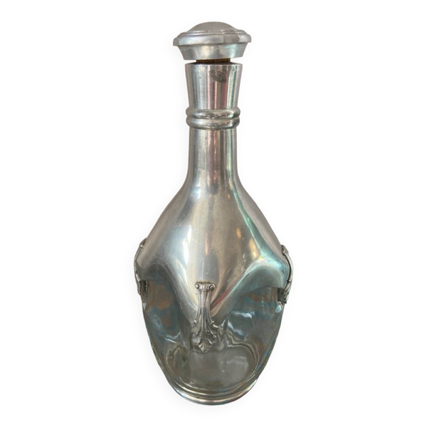 Carafe à whisky en verre et étain — Beyit