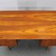 Danish mid-century modern teak writing desk with oak legs, 1960s
