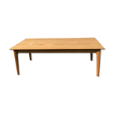 Vintage coffee table 1970 in solid maple
