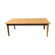 Table basse vintage 1970 en érable massif