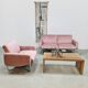 Vintage modular sofa lounge chair 'Nude tone'