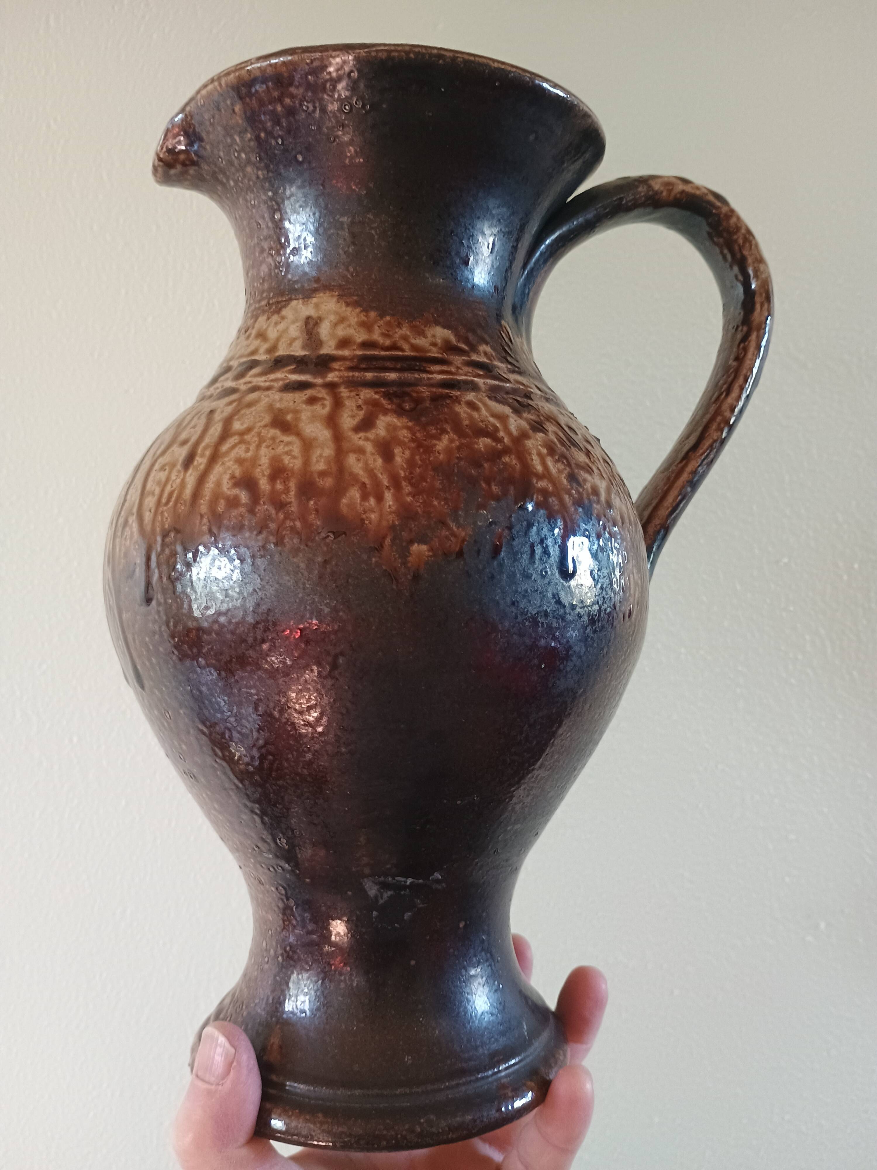 Jug Pitcher Stoneware - St Amand en Puisaye - Guy Norman - The New Pottery