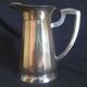 Art Deco water carafe in silver metal