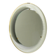 Rare round illuminated mid-century Hillebrand metal mirror from 1966