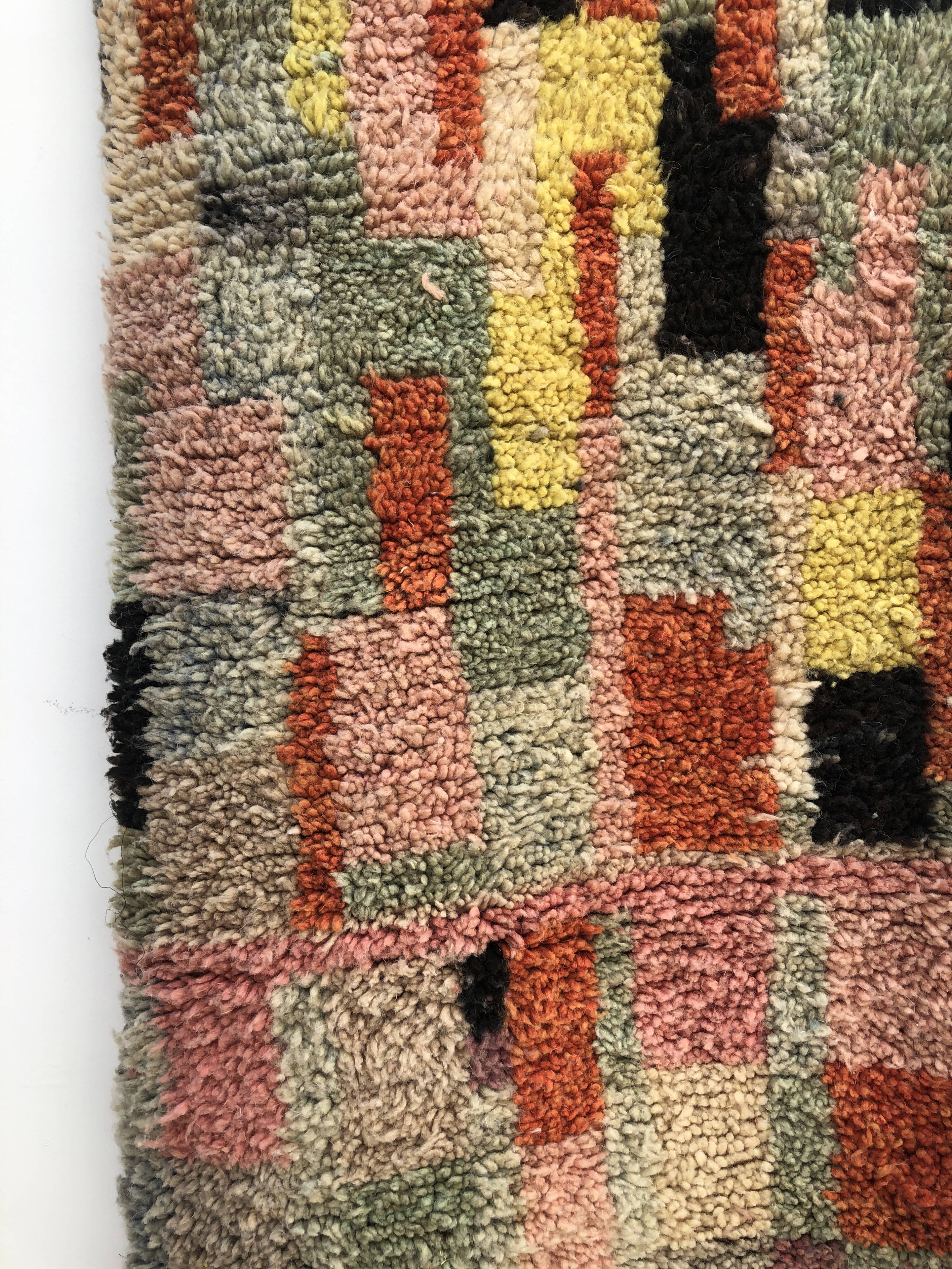 Moroccan Berber carpet corridor Boujaad 3,56x0.73m