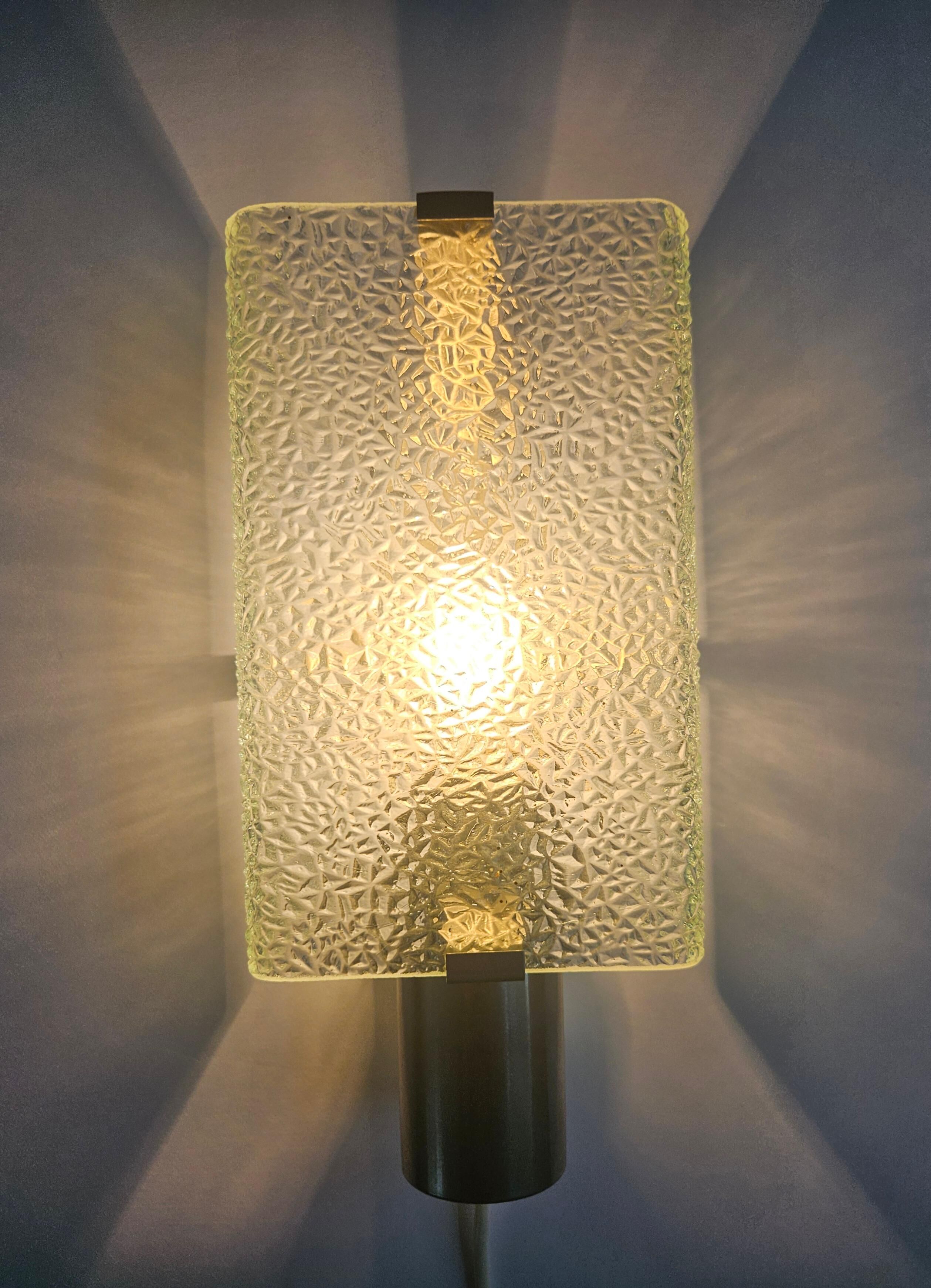 Rare Mid-Century Wall Lamp in the Style of Kalmar, Germany, 1970s