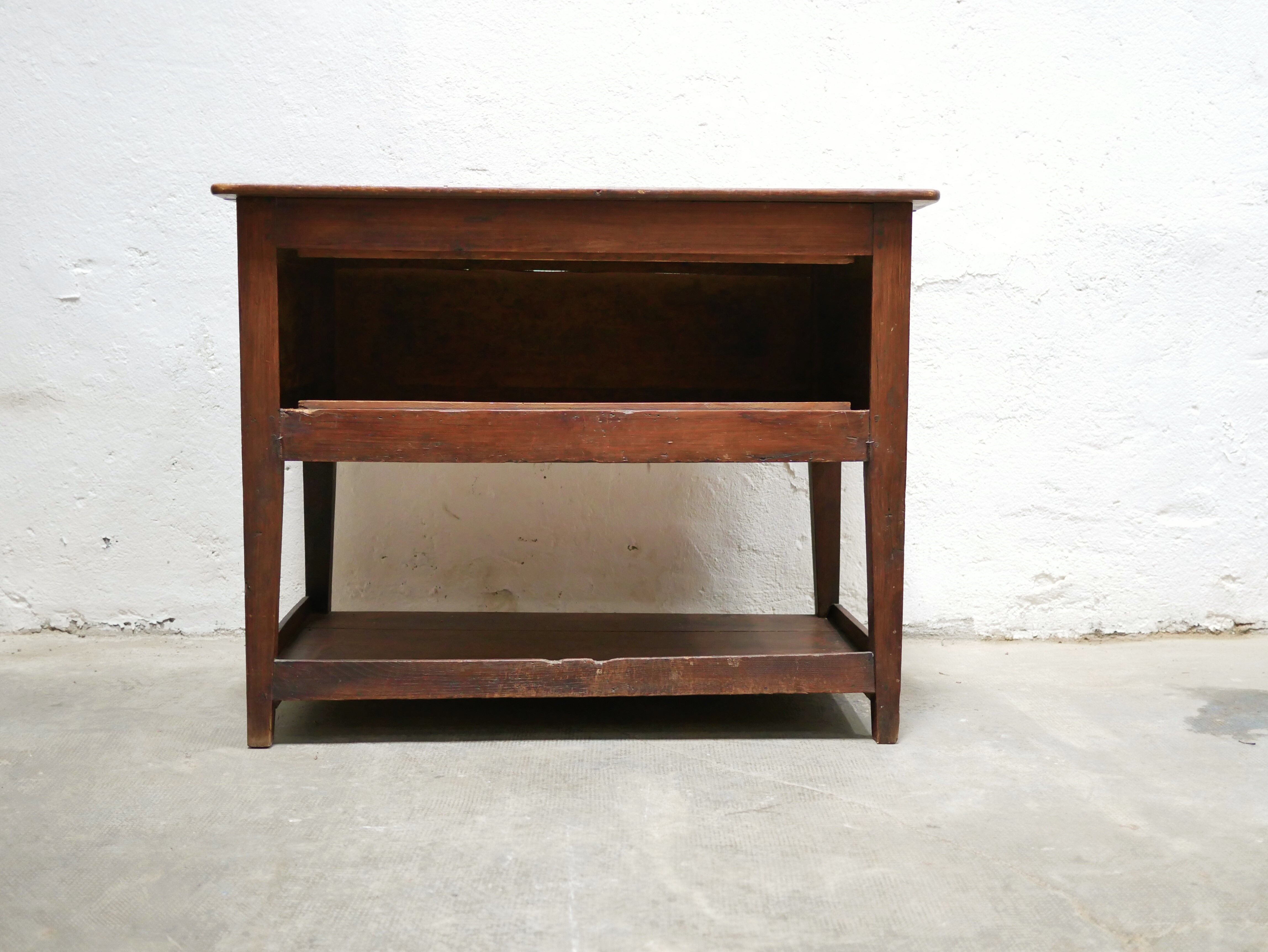 Wooden country storage cabinet