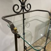 Serviteur de salle de bain en fer forgé