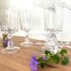 Vintage cristal d'Arques glasses - Louvre model