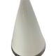 Vintage XL glass pendant light / cone / Renato Tosi for Leucos