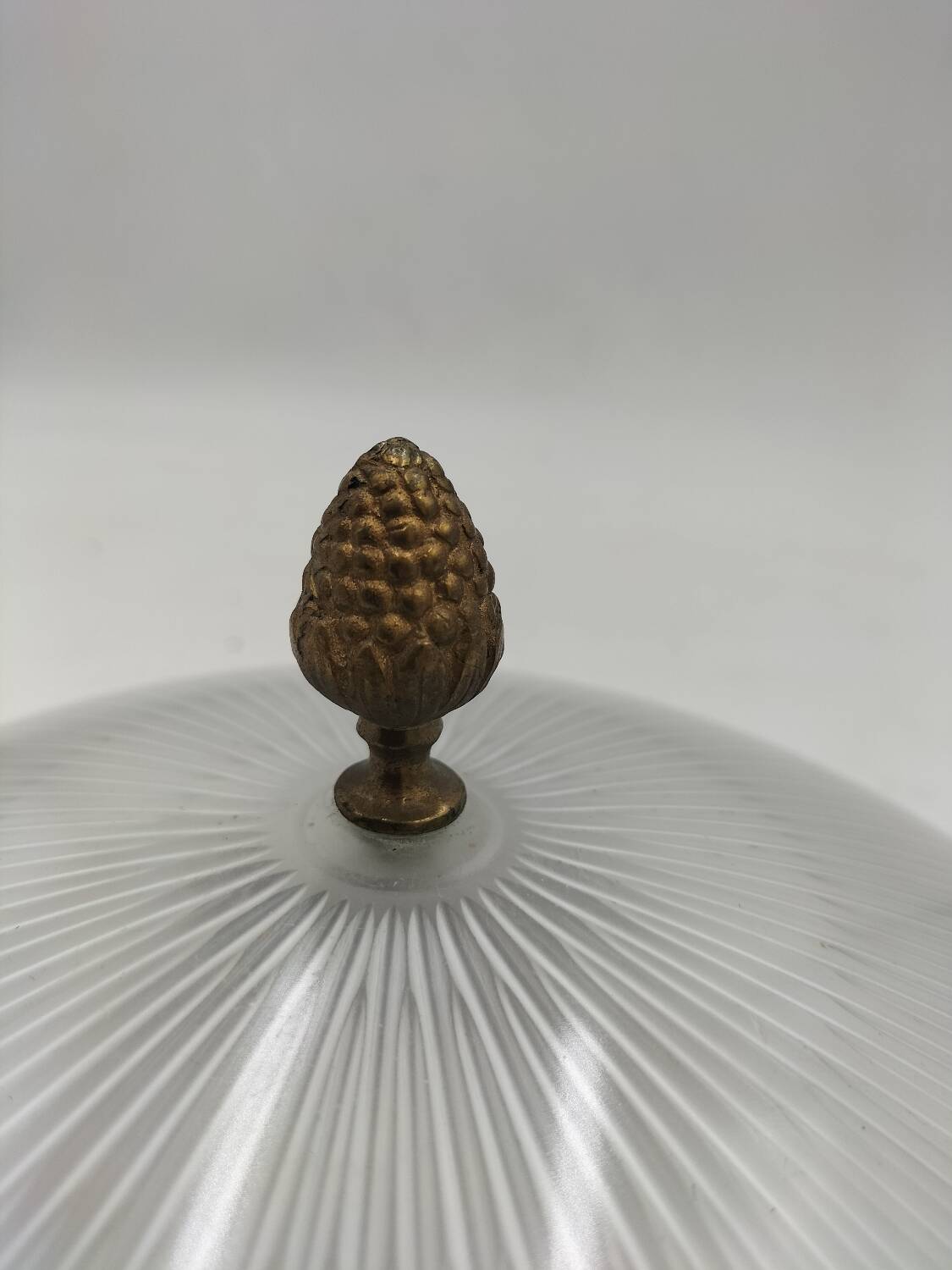 Holophane glass ceiling light