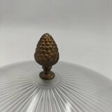 Holophane glass ceiling light