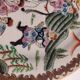 Vintage plate signed with Asian decor in earthenware 26cm