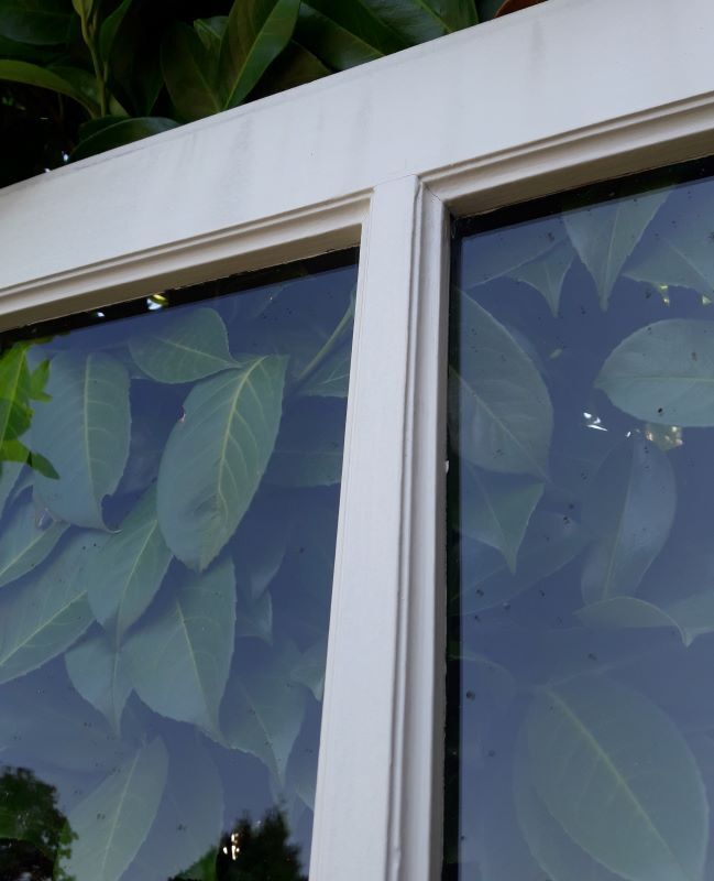 door 80x213cm Old oak glazed landing