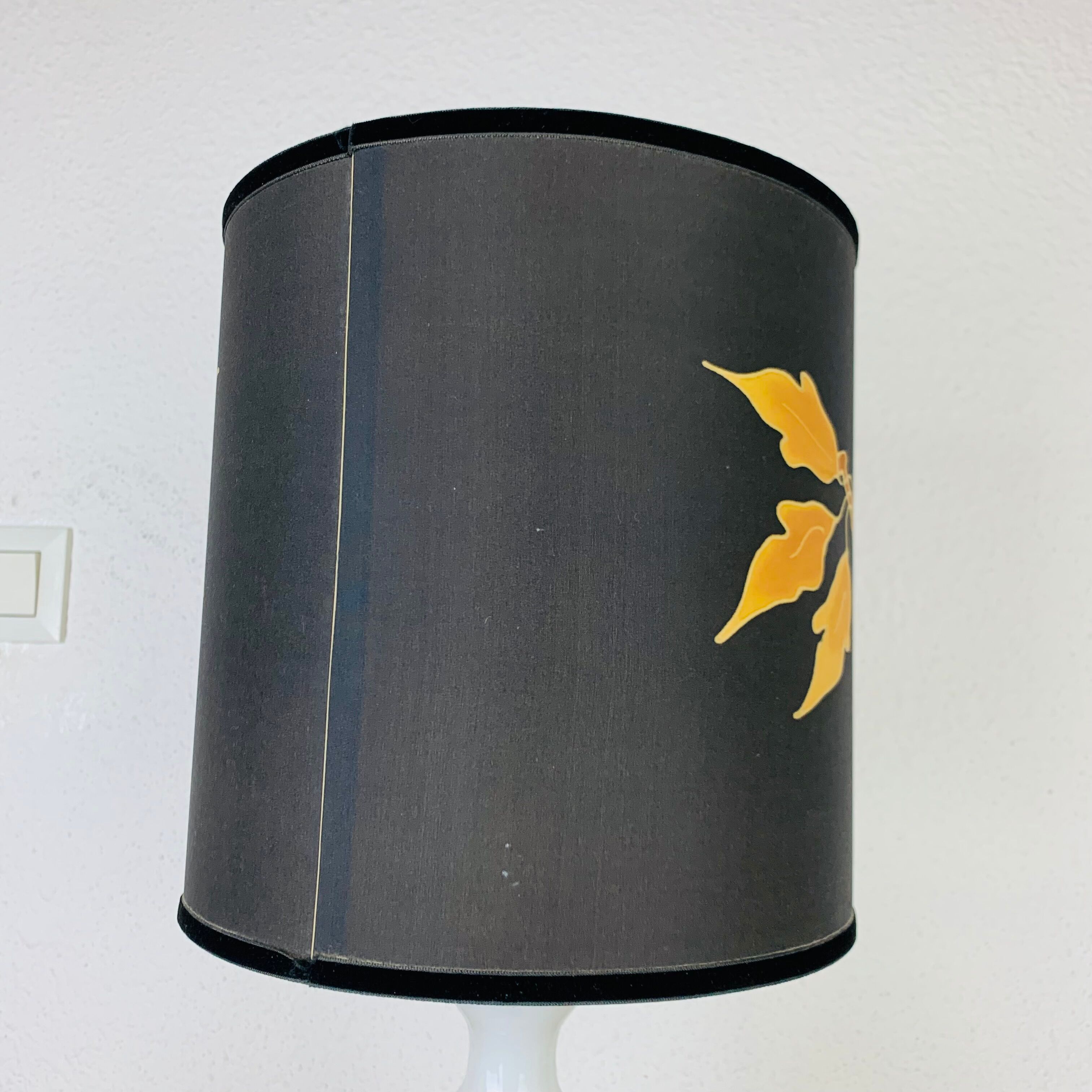 White opaline lamp 50s