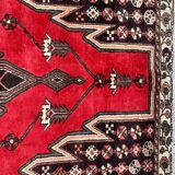 Handmade Persian vintage mazlaghan rug 130x190 cm