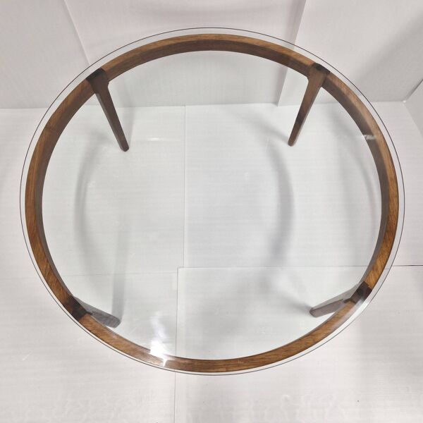 Table basse scandinave 110cm diamètre 1960